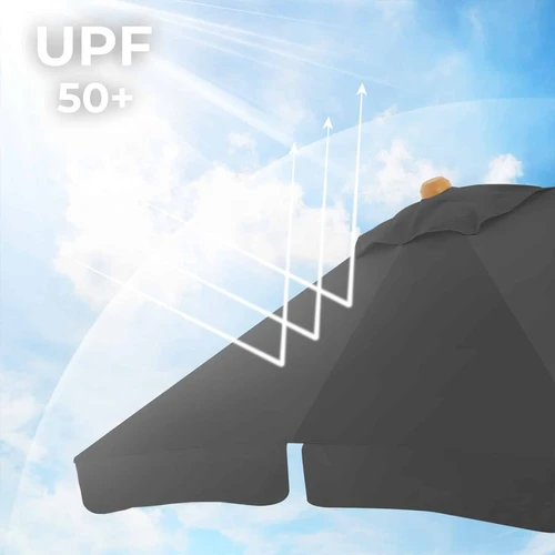 Aukštos kokybės skėtis iš poliesterio ir kietmedžio