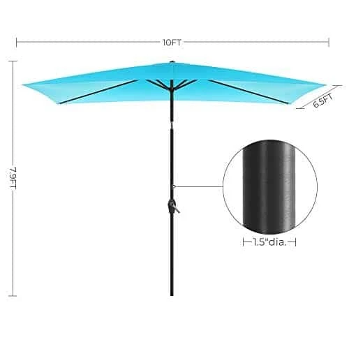 Lengvai atidaromas skėtis su rankiniu švaistikliu