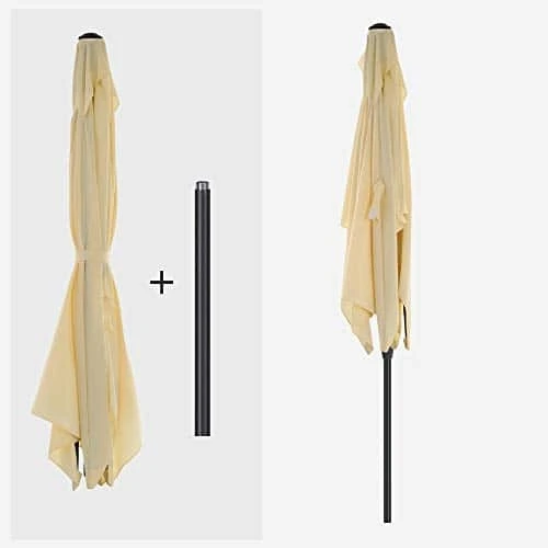 Šiuolaikiškas 3x2 m skėtis su UV apsauga