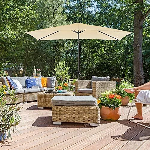 Skėtis 300 x 200 cm, smėlio spalvos GPU013M01