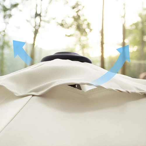 Skėtis 4-6 žmonėms su vandeniui atspariu audiniu