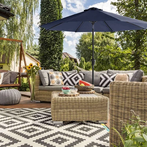 Tvirtas metalinis stiebas ir 8 briaunelės