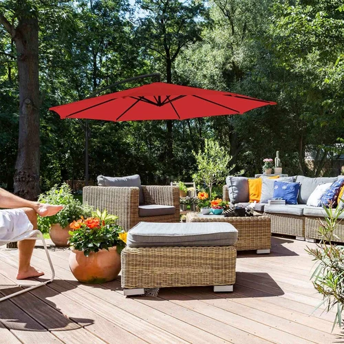 Didelis 3 m skėčio skėtis su 2,45 m aukščio