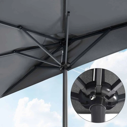 Skėtis iš 180 gsm poliesterio su spalvų atsparumu