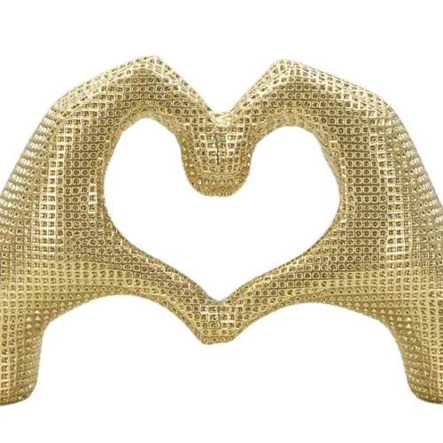 Skulptūra Lover, Auksinė, 25 × 13,5 × 7,5 cm