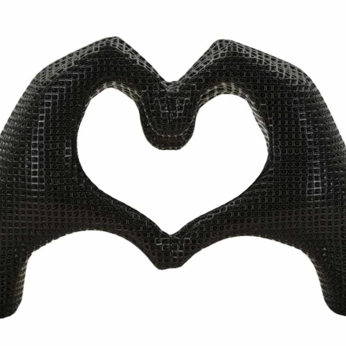 Skulptūra Lover, Juoda, 25 × 13,5 × 7,5 cm