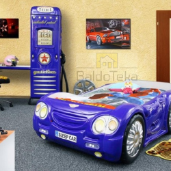 Lova su šviečiančiomis lempomis ir 100 kg laikmena