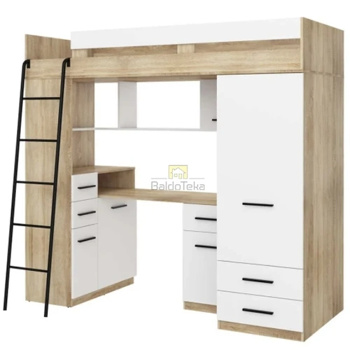 Tvarkinga lova su tylaus uždarymo mechanizmu