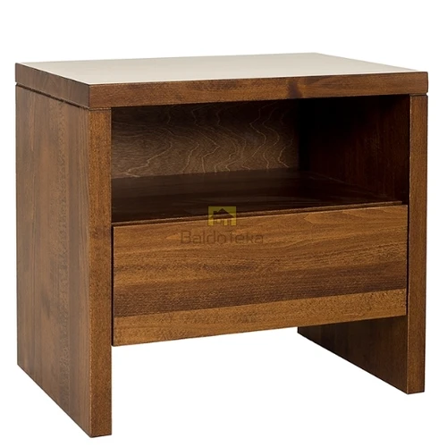 Natūrali medinė spintelė – 45 cm aukštis