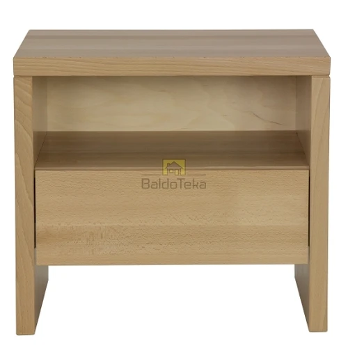 Kompaktiška buko medžio spintelė – 50 cm plotis