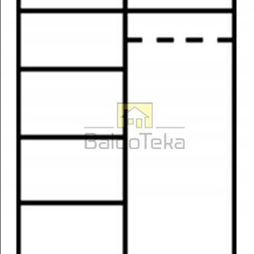 Moderni spinta su metalinėmis rankenėlėmis ir pasirenkama spalva