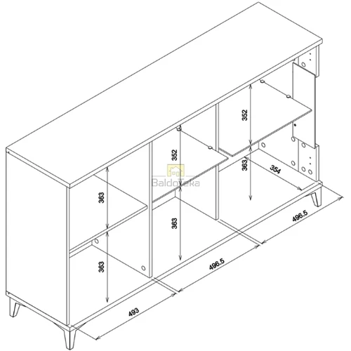 Auksinio ąžuolo ir baltos blizgios spintos kompleksas – stilingas sprendimas