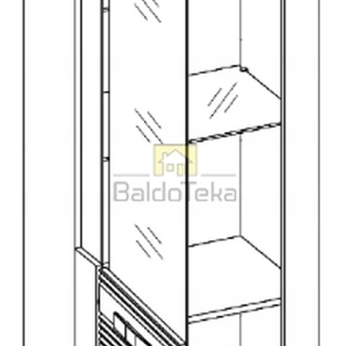 Moderni spinta su auksinio ąžuolo ir baltos blizgios kombinacija