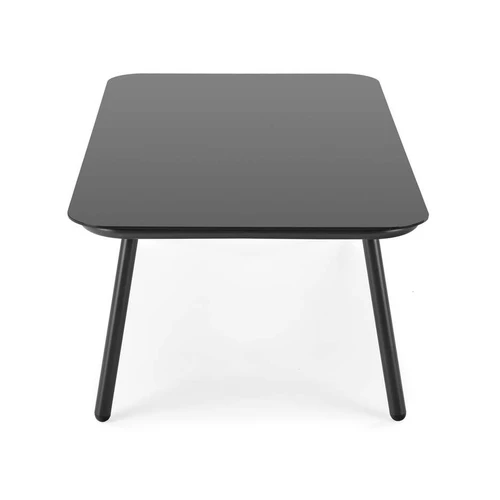 Milteliniu būdu dažytas aliuminis sodo komplektas su stiklo ir audinio elementais