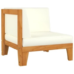 Sodo komplektas su pagalvėlėmis, akacijos masyvas, 3 dalių - Foteliai, sofos