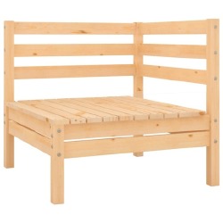 Sodo poilsio baldų komplektas, 9 dalių, pušies -medienos masyvas. - Lauko baldų komplektai