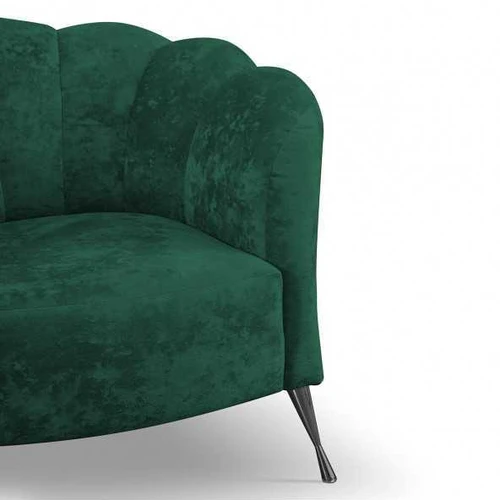 Patogi sofa su fiksuotu atlošu ir audiniu