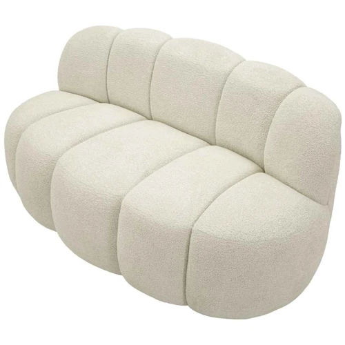Sofa Ball, 2 vietų, Balta, 145 × 69 × 80 cm - Sofos