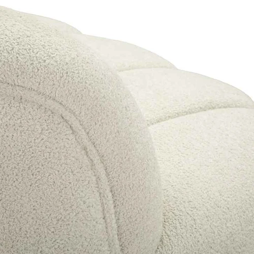 Sofa Ball, 2 vietų, Balta, 145 × 69 × 80 cm - Sofos