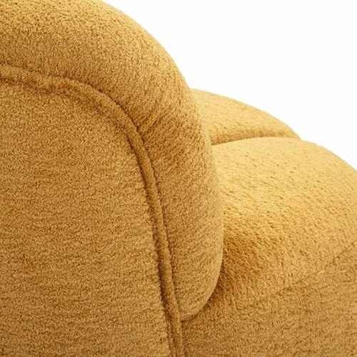 Sofa Ball, 2 vietų, Geltona, 145 × 69 × 80 cm - Sofos