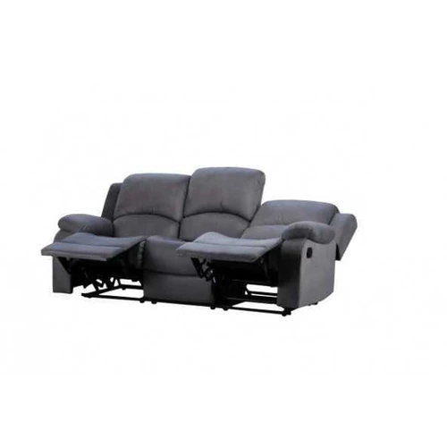 Plati 3 vietų sofa BOSTON su minkštais atlošais ir elektriniais mechanizmais