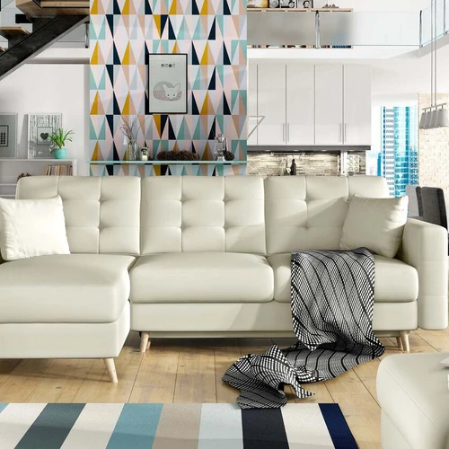 Stilingas EL1062 kampinis blokas su medinėmis kojomis