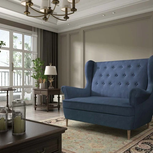 Retro stiliaus EL1521 sofa su įvairiais spalvų variantais