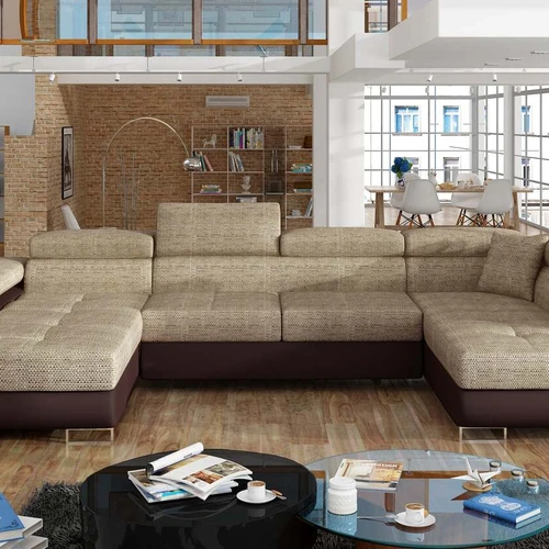 Komfortiška EL4772 sofa su T30 porolonu ir gofruotomis spyruoklėmis