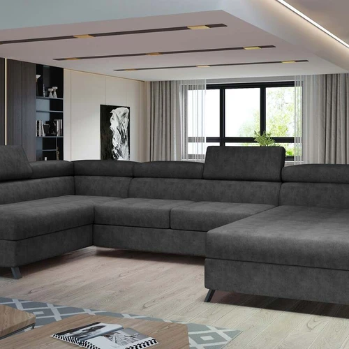 Komfortiška EL5170 kampinė sofa su reguliuojamomis atramomis