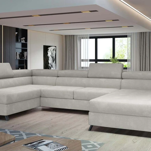 EL5170 kampinė sofa su T30 + HR putomis ir gofruota spyruokle