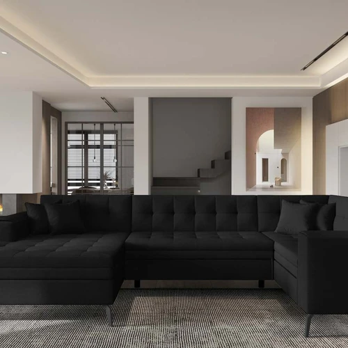 EL6463 – minkšta ir ilgalaikė kampinė sofa