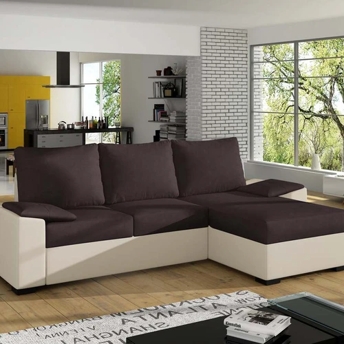 Kampinė sofa su išskleidžiama lova 205x145 cm
