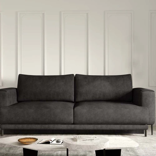 Elegantiška juodų kojų sofa EL7510