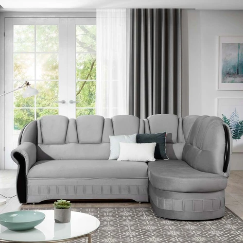 Elegantiška kampinė sofa EL7922 – erdvus ir funkcionalus sprendimas