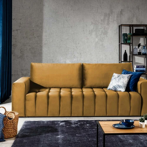 Transformuojama EL7966 sofa su kontūriniu atlošu ir platūs porankiais