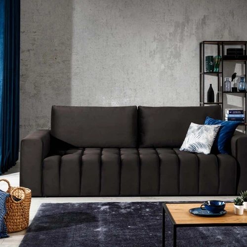 Patogi sofą-lova EL7966 su patalynės konteineriu