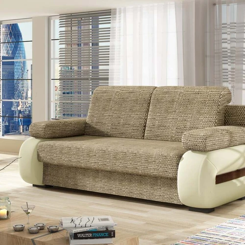 Unikalus EL9624 sofos dizainas su mediniais akcentais