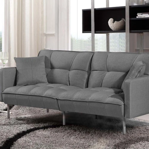 Sofa lova su minkšta pagalve 58 cm aukščio