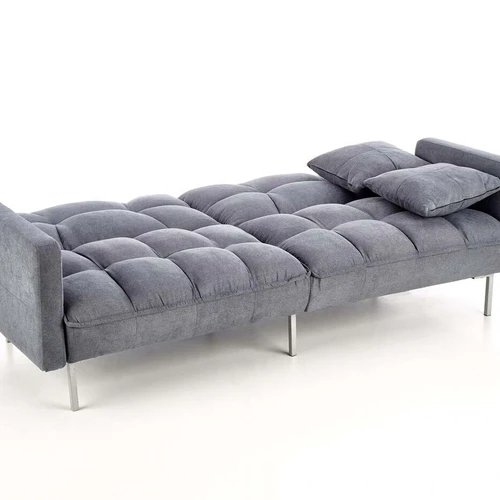 Tamsiai pilka sofa su moderniu dizainu