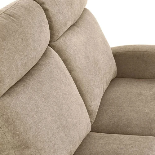Patogi sulankstoma sofa iš kokybiško audinio – smėlio spalvos