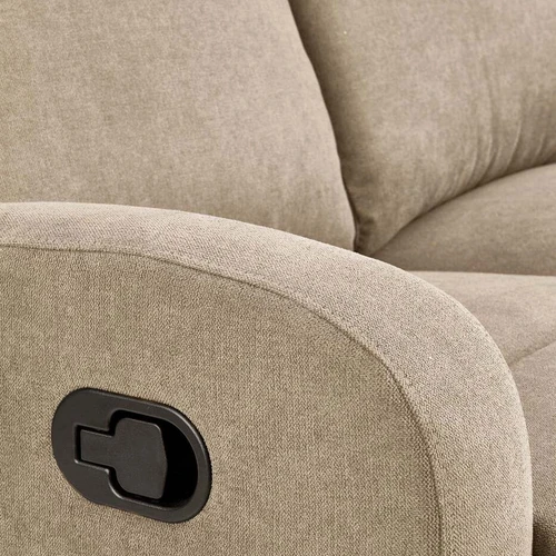 Smėlio spalvos sulankstoma sofa – erdvus ir funkcionalus sprendimas