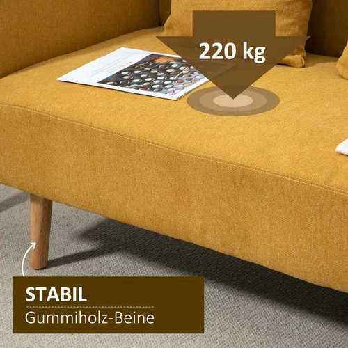 Kompaktiška dvivietė sofa su nuimamais užvalkalais