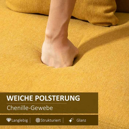 Stilinga HOMCOM sofa – ideali filmų vakarams