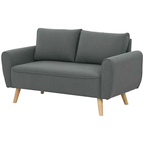 Sofa Homcom 145x75x78cm., pilkos/šviesiai rudos spalvos