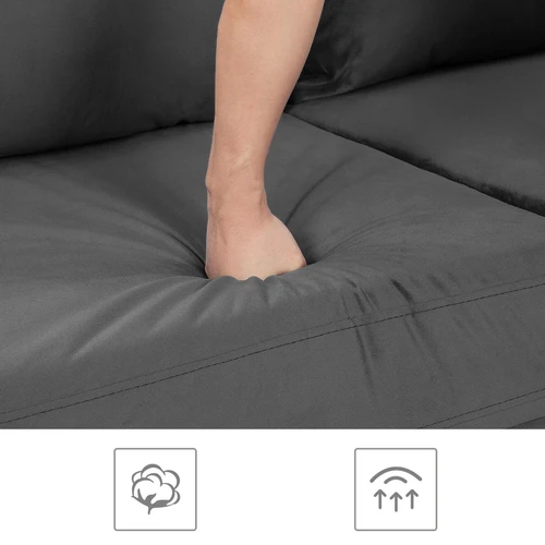 Minkšti foteliai su atlošu ir pailginamomis kojomis