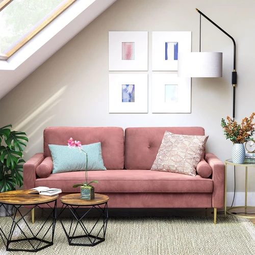 Patogi 2 vietų sofa iki 300 kg apkrovos