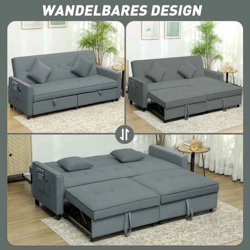 Reguliuojama sofa-lova 360 kg apkrovai