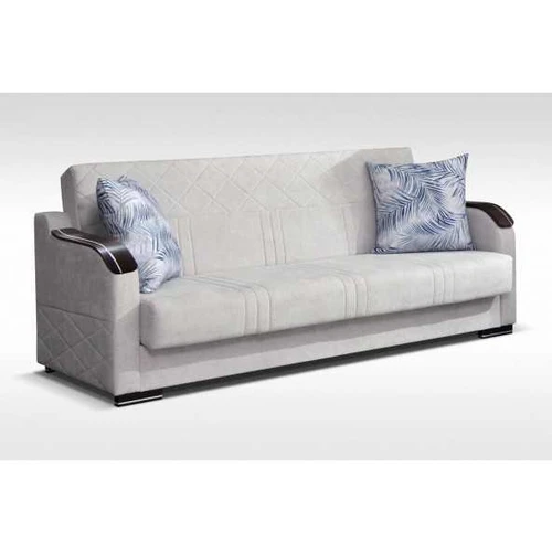 Plati 220 cm sofa AS 06 su įvairiomis spalvų ir medžiagų galimybėmis