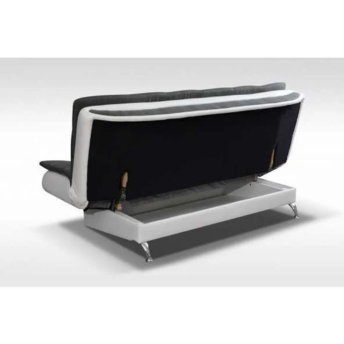 Moderni sofa lova su metalinėmis kojelėmis