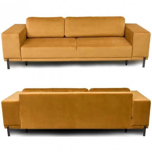 Moderni sofa lova su laisvai pastatoma nugarėle